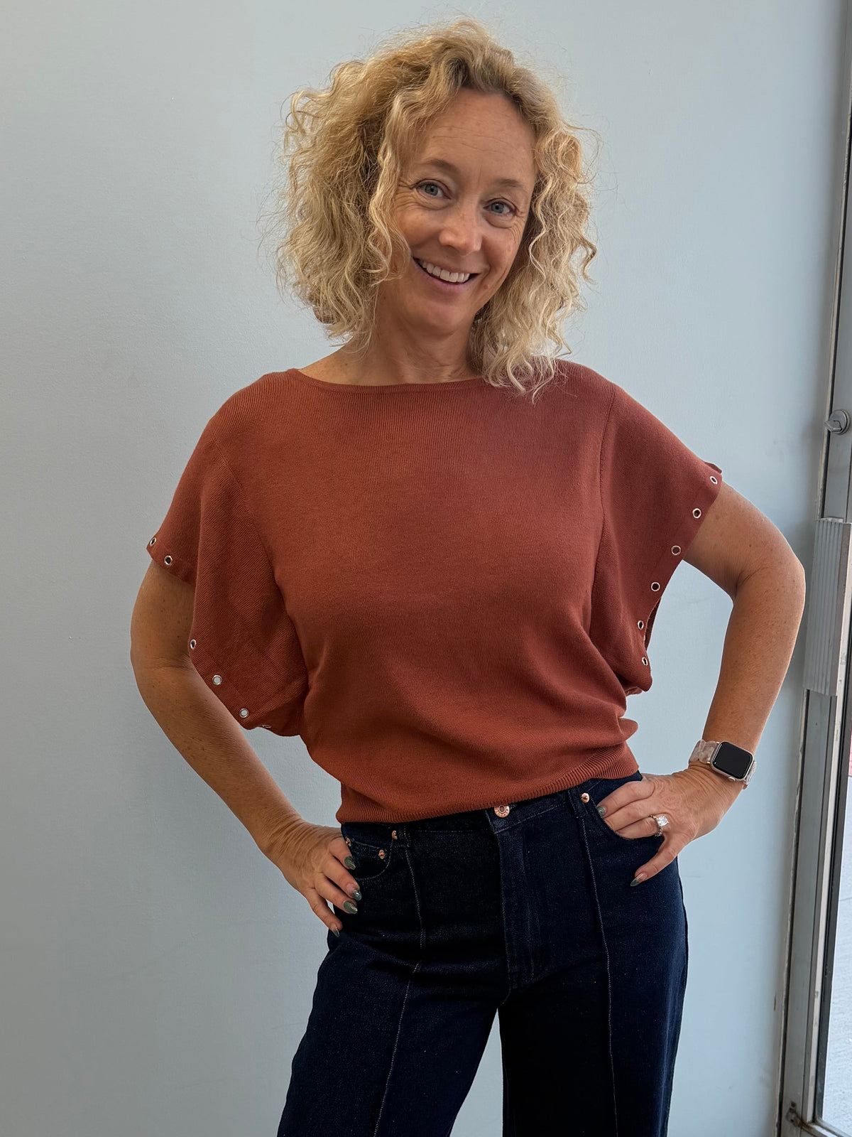 The Cecelia Rust Top