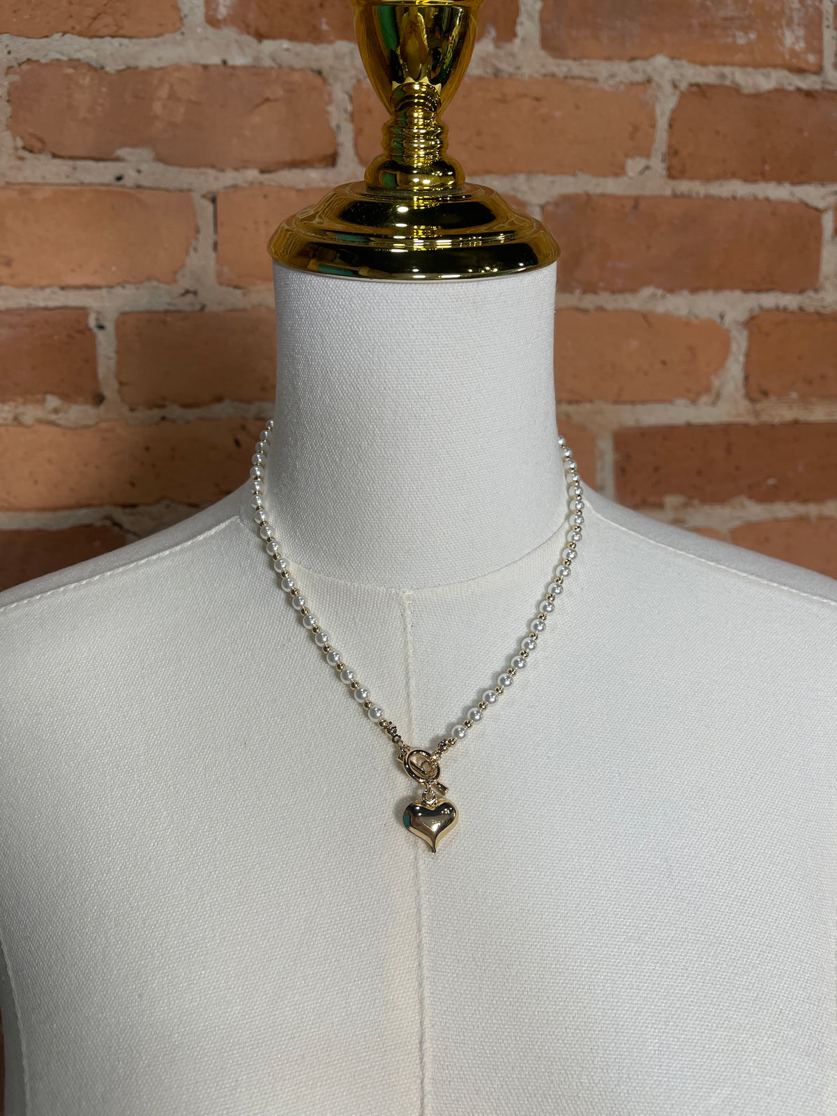 Pearl Heart Necklace