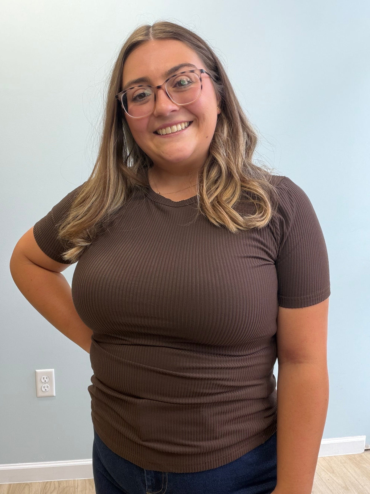 The Cari Shirt- Brown