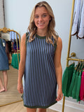 The Sybil Hunter Green & Blue Dress