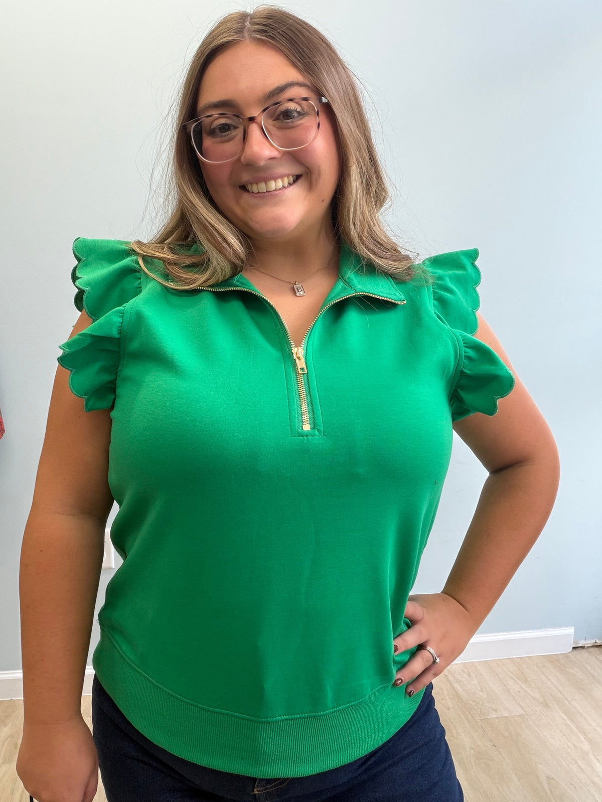 The Elise Top (Green)