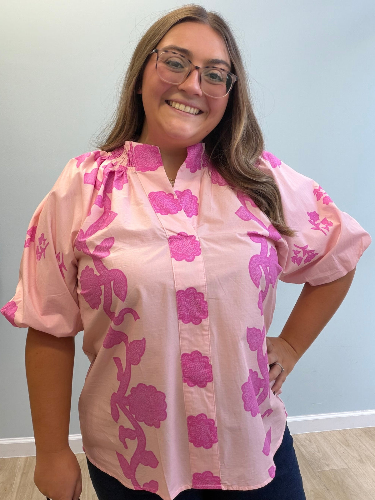 The Brielle Top (Pink)