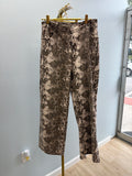 P32907 Dark Snakeskin Pants