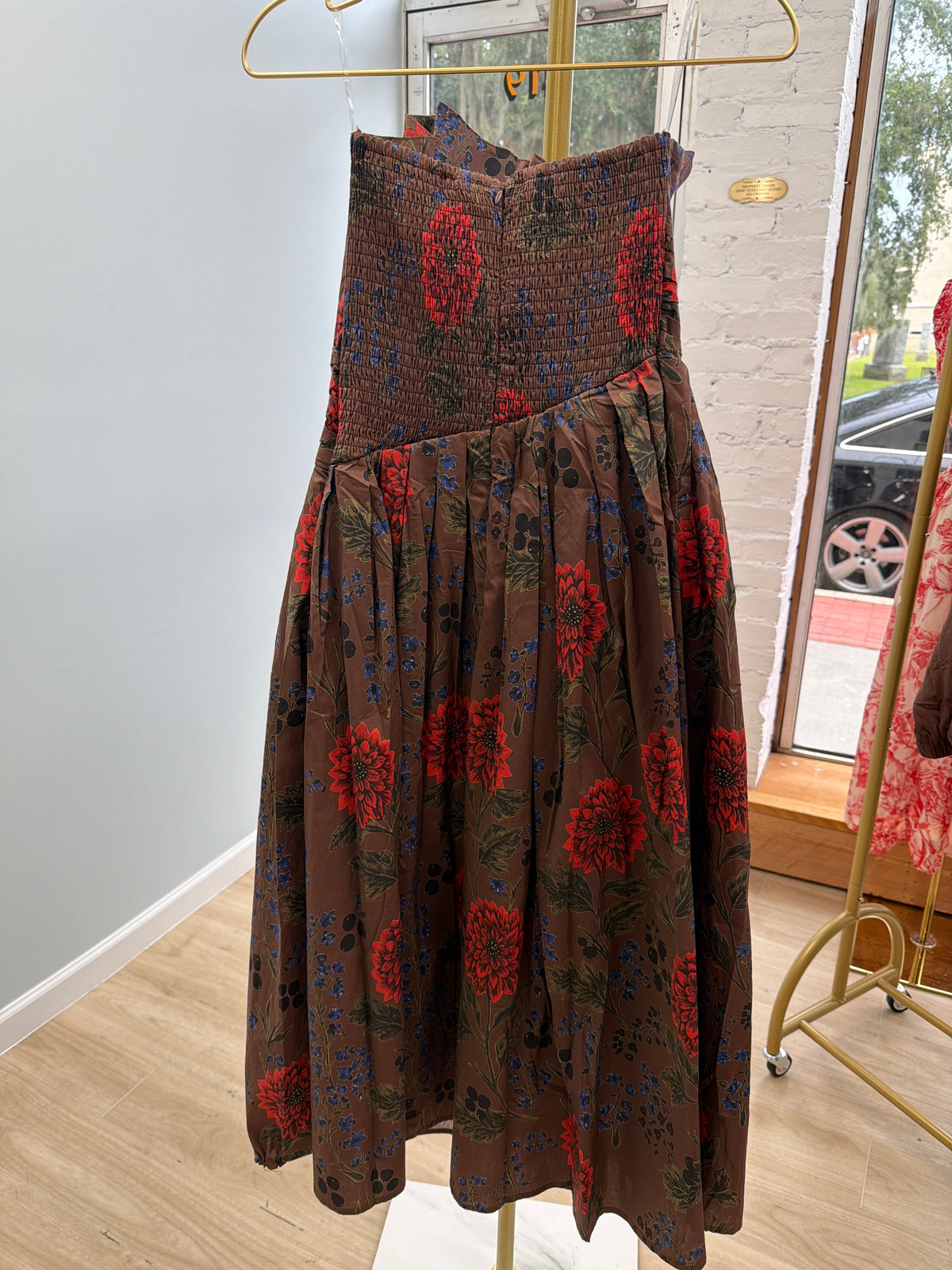Brown floral Entro Dress