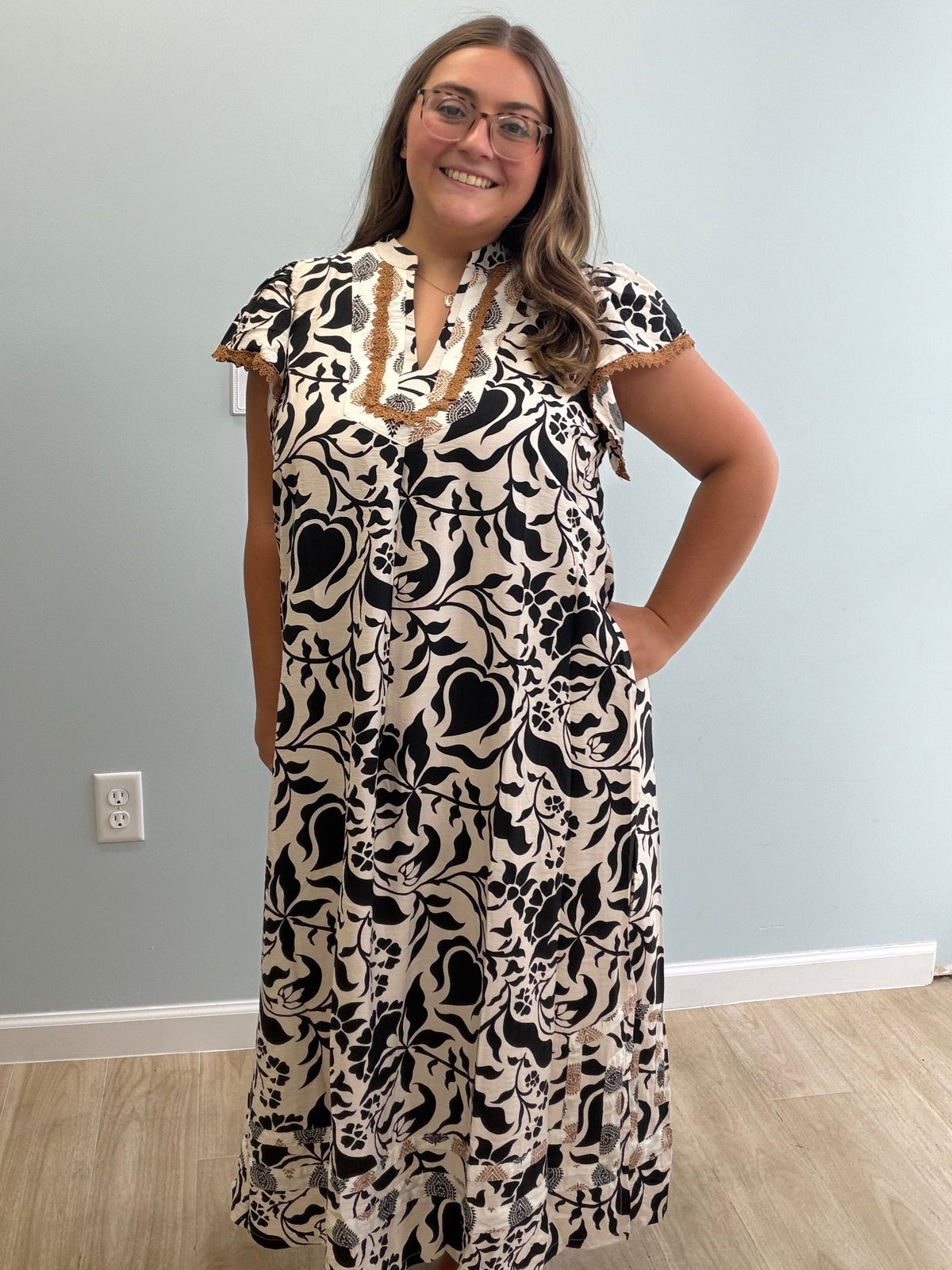The Black Bloom Dress