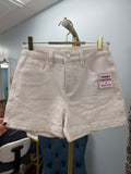 White Risen Shorts