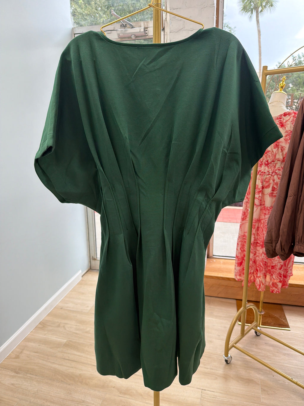 D29002 Hunter Green Entro Dress