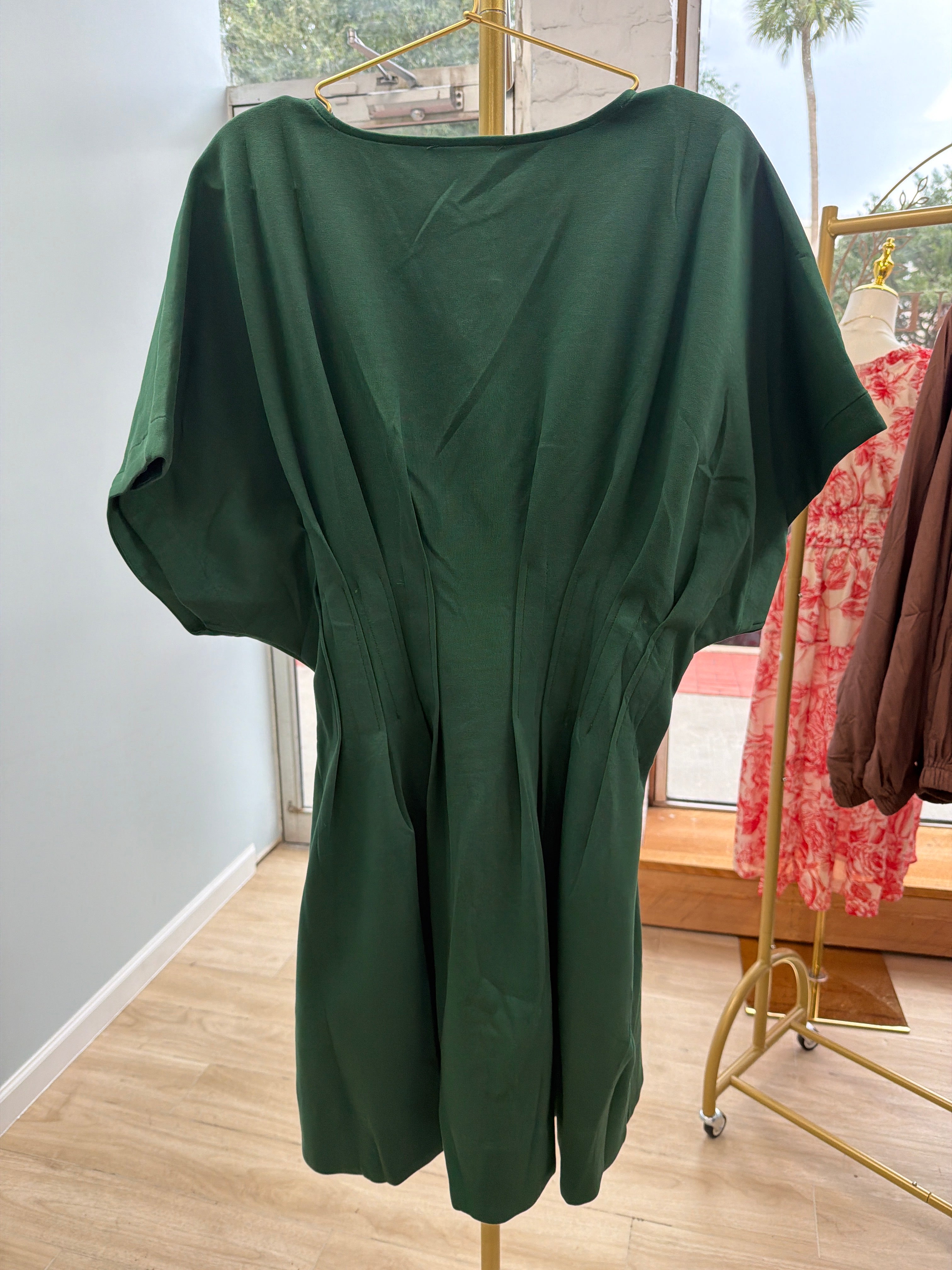 D29002 Hunter Green Entro Dress