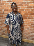 The Avery Dress (PLUS NAVY)