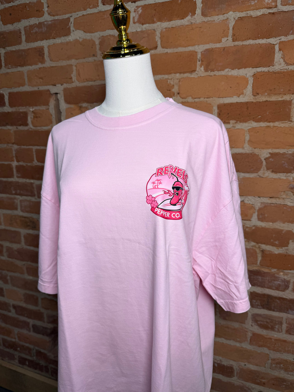 Revels Pepper Co. Breast Cancer T-Shirt (PINK)