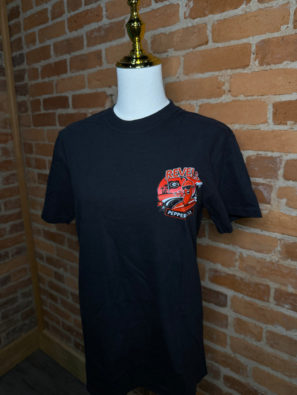 Revels Pepper Co. Georgia T-Shirt (BLACK)