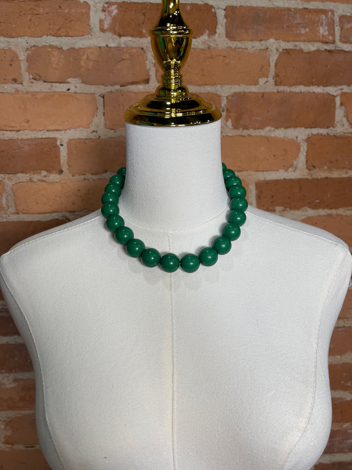 Green Ball Necklace