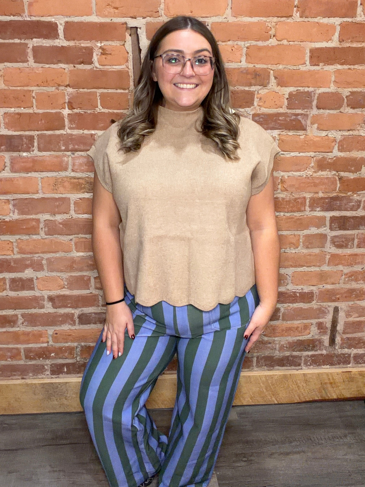The Sage & Sky Striped Pants