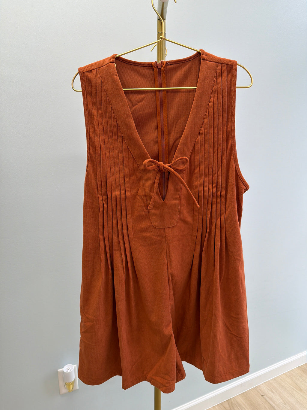 The Ember Pumpkin Romper