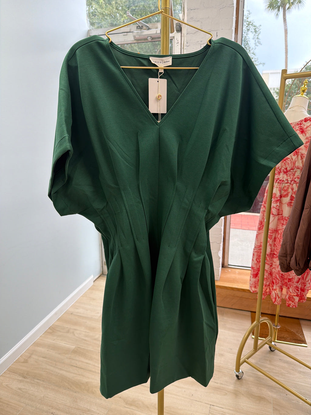D29002 Hunter Green Entro Dress