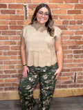 The Olive Floral Pants