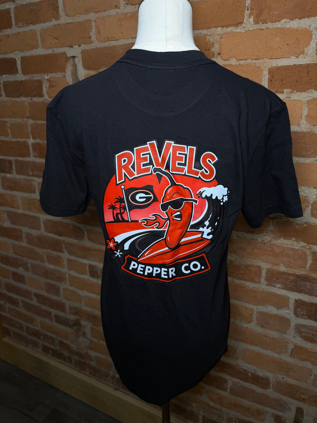 Revels Pepper Co. Georgia T-Shirt (BLACK)