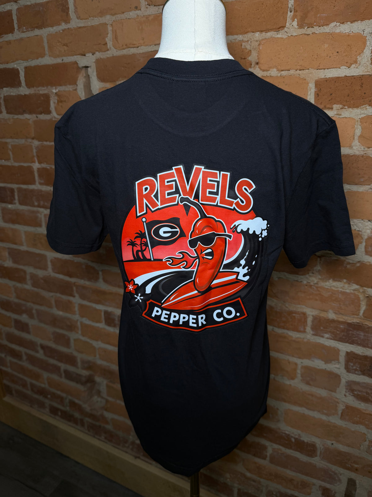 Revels Pepper Co. Georgia T-Shirt (BLACK)