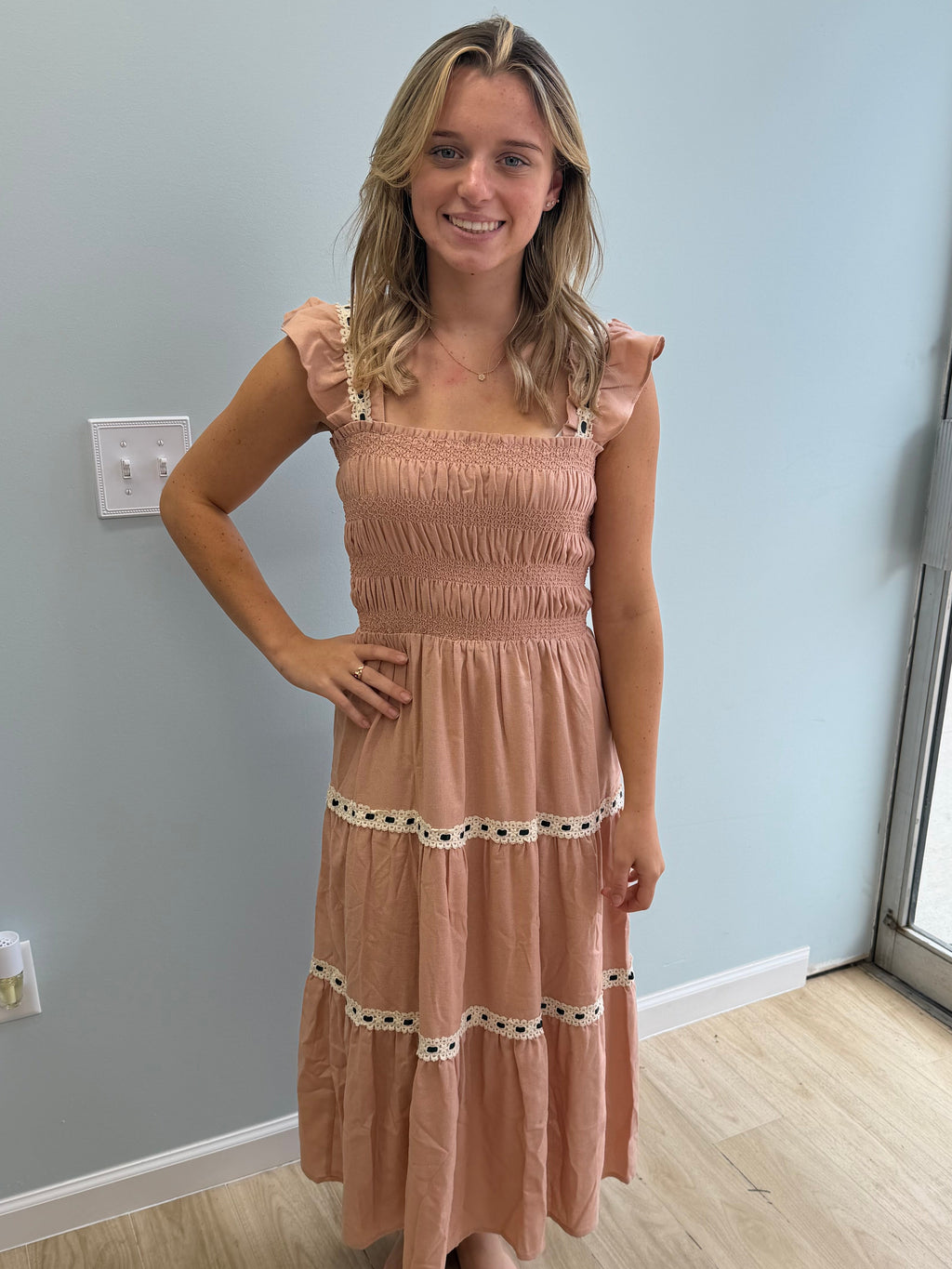 The Roselyn Blush Dress