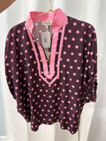 Entro - Pink Polka Dot Top