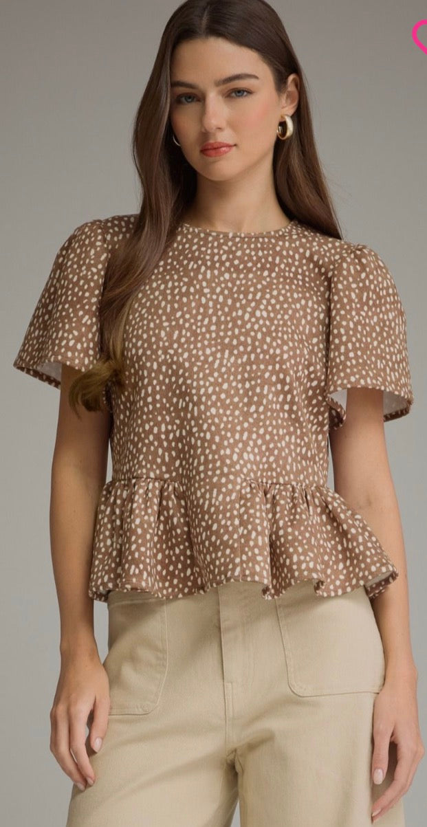 Entro T33436 - Brown Ecru