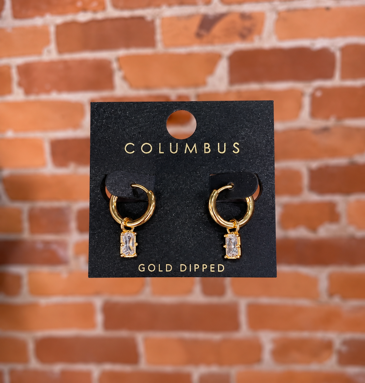 Rectangle dangle Earring