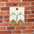 Clover Pearl Earrings