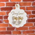 Bow Pearl Earring