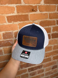 Revels Pepper Co. Navy & Gray Richardson Hat – Rectangle Patch
