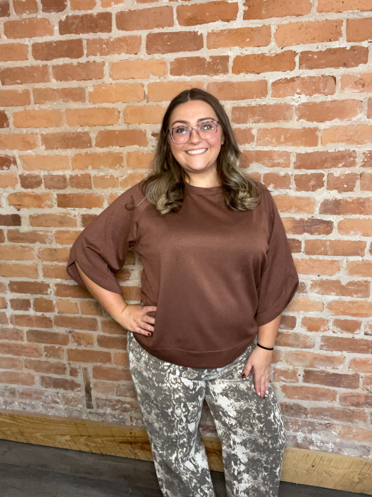 The Hallie Cocoa Top