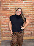 The Blair Cap Sleeve Top (Black)