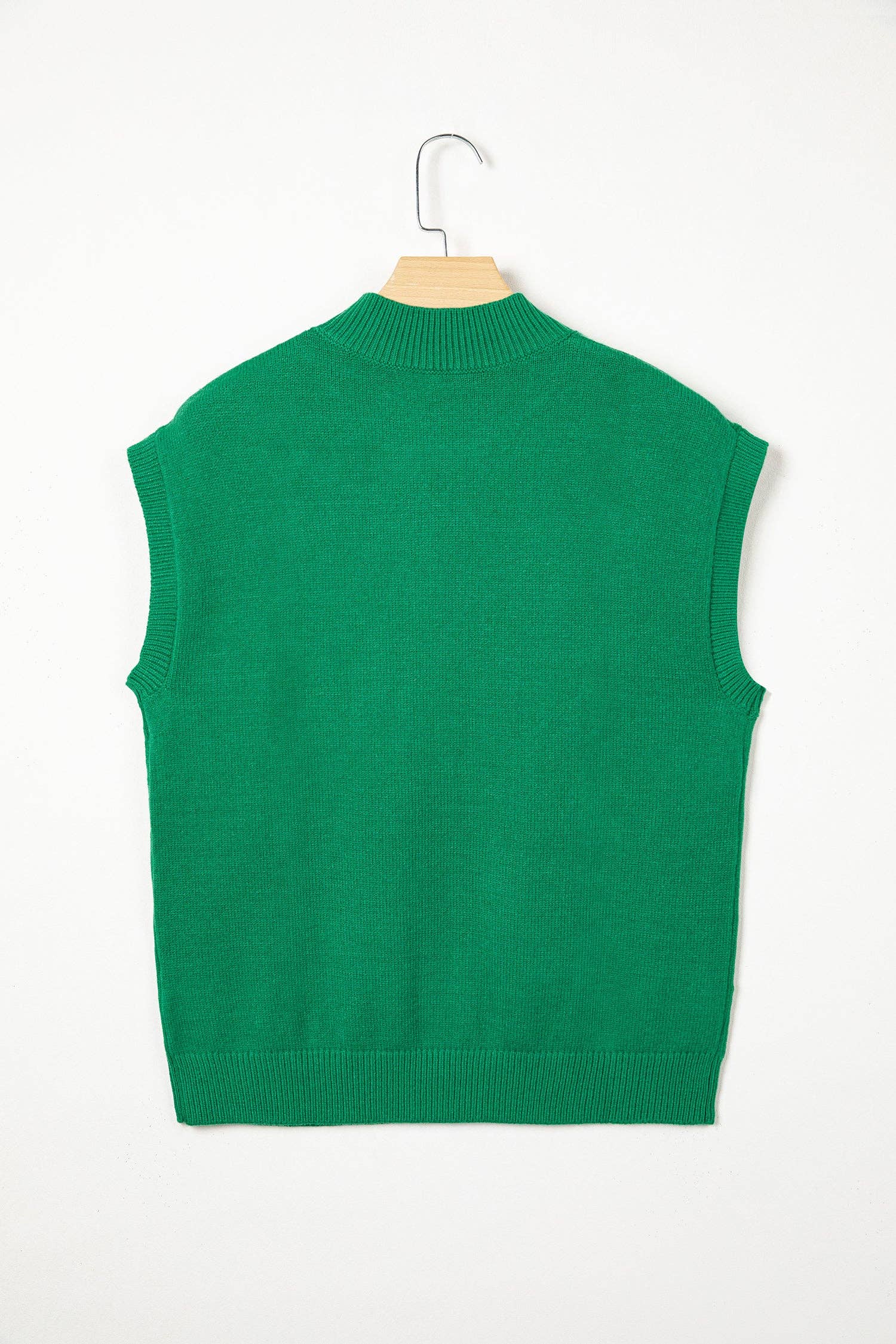 PRETTY BASH Western Horseshoe Mock Neck Sweater