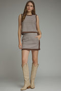 Entro - Camel Gingham Set - S31709/ T31708