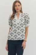 Entro - T29226 Floral Top